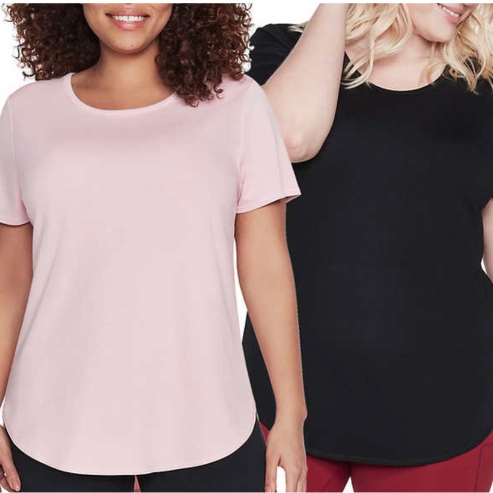 Skechers Ladies' Tunic Tee, 2-pack (L)